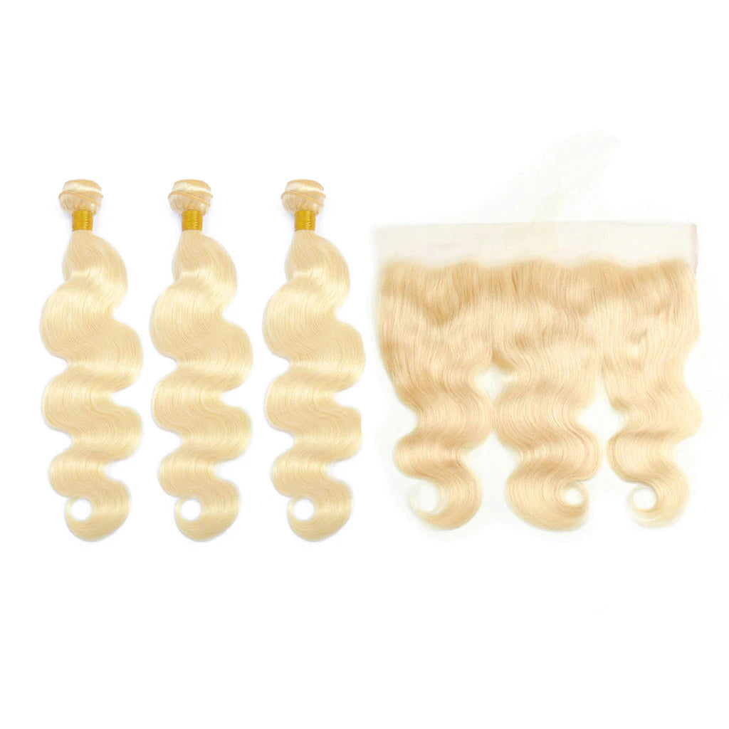 613 Blonde Bundles (3) + Frontal Deal